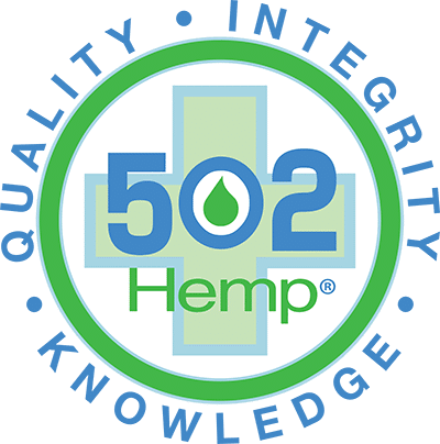502 Hemp logo with tagline
